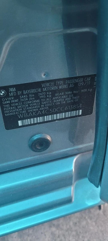 Capô usado serve: 2012 BMW 740I grau A - Imagem 4 de 4