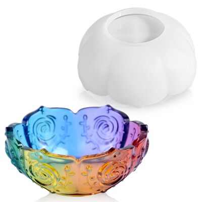 Bowl Resin Mold Silicone Tray Molds Epoxy Resin Casting Container Large Irreg...