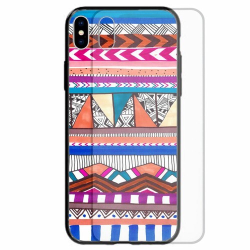 Funda trasera de vidrio templado con patrón Navajo para teléfono Samsung Galaxy Series #1 - Imagen 7 de 13