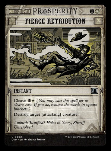 MTG 2024 Outlaws Thunder Junction Breaking News Card - NM English - Picture 19 of 45