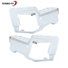 New Pair Rear Bumper End Caps For Ford F-250 F-350 F-450 2023 2024 2025 Chrome