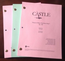 CASTLE TV SHOW Studio Script HOME IS WHERE THE HEART STOPS Ep.106 NATHAN FILLION