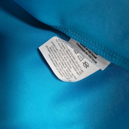 NEW NWT Nike Shirt Men's Lg Blue Turquoise Dri Fit Polo DC1963-444 VIVE HEALTH - Picture 9 of 14