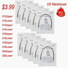 10Pcs Arcos de Dental Ortodoncia Ortho Redondos Niti Arco Alambre Su Round Wire