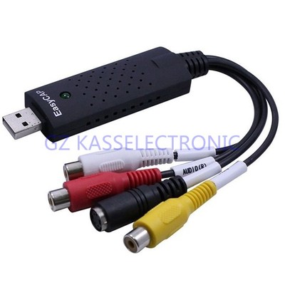 USB 2.0 Video Audio Capture Card for Windows XP/2000/Vista/7/8/10