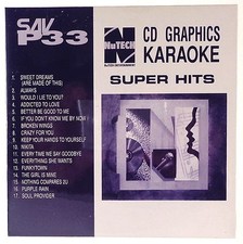 Nutech SAV-P 33 SUPER HITS Karaoke CDG 17 Song Disk CD