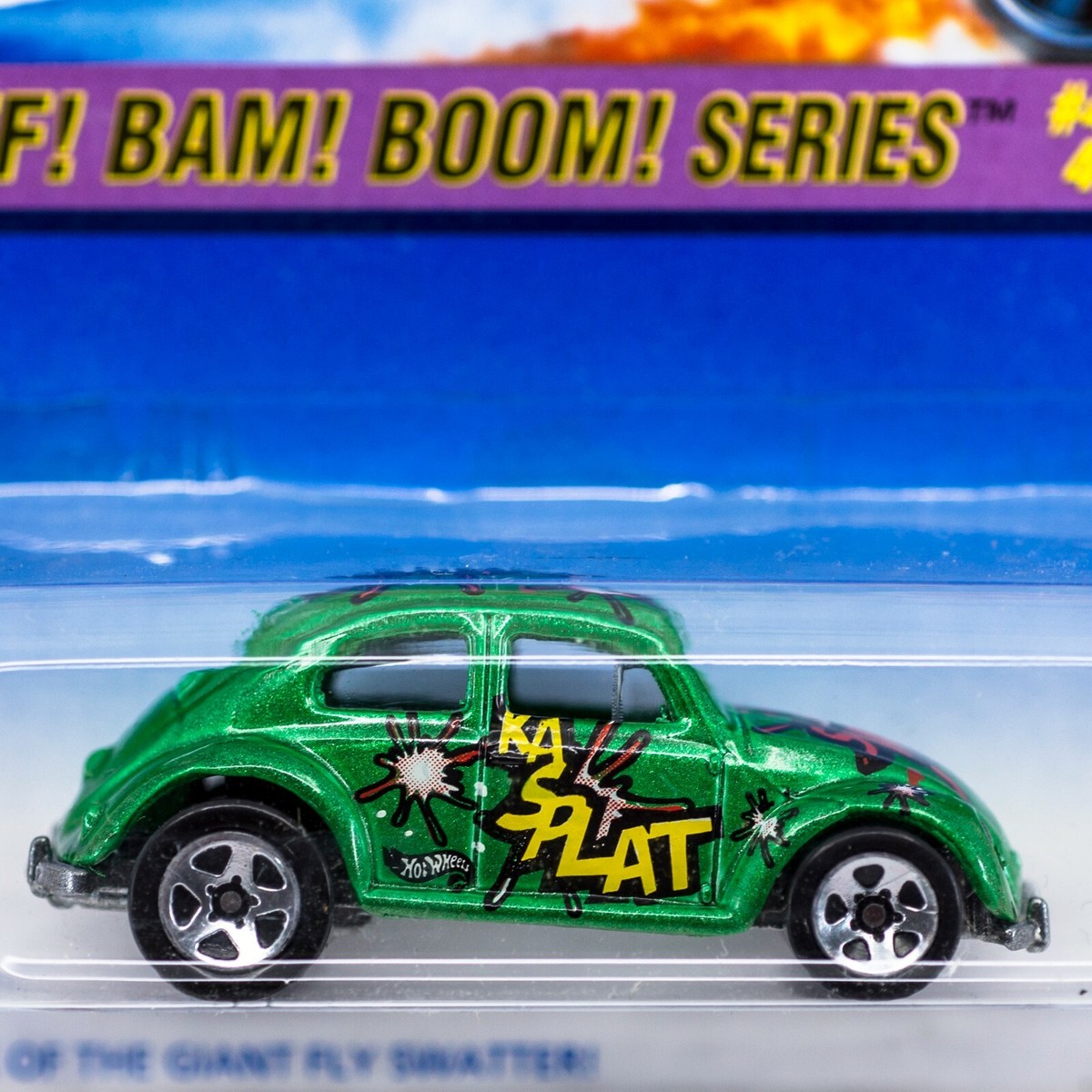 Hot Wheels VW Bug by Mattel #543 Biff Bam Boom Series 1997