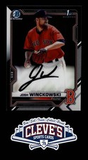 2021 BOWMAN CHROME AUTO JOSH WINCKOWSKI BOSTON Red Sox