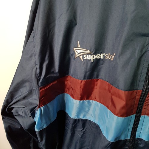 NEW Leichardt Tigers Football Club Insulated Hood Rain Jacket Mens Size 2XL Navy - Foto 7 di 10