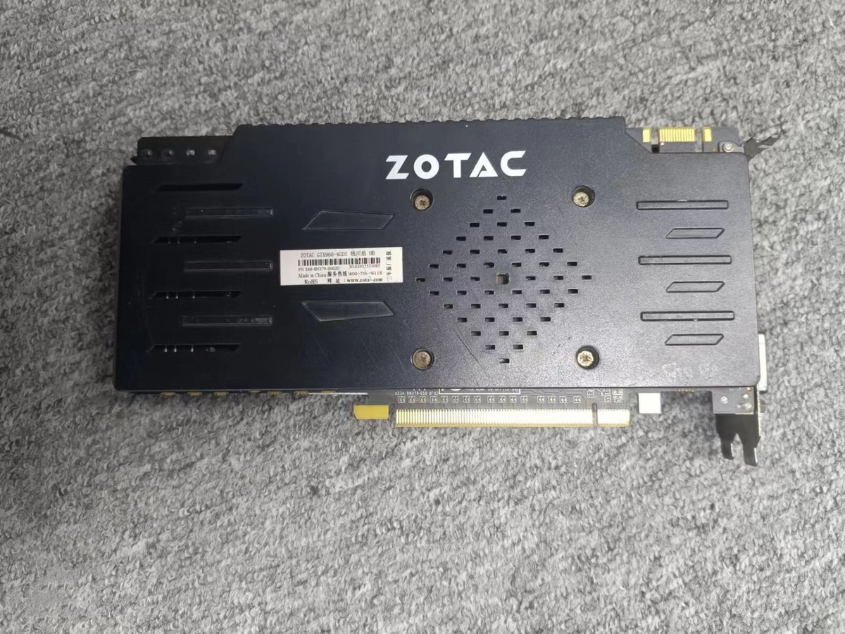 PCパーツ Zotac NVIDIA GeForce GTX 960 4GB GeForce® GTX 960 Single Fan 4GB | ZOTAC