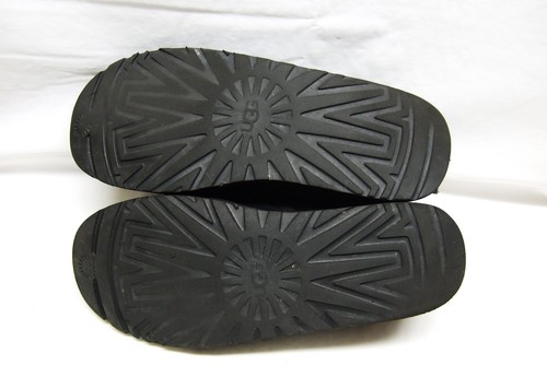 Ugg Meumel Flex Pull on Black Suede Boots 1106995 sz 13 - Picture 5 of 6