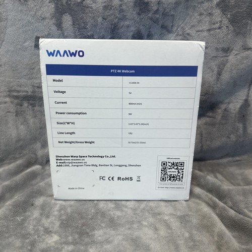 Brand New WaaWo Ai-Powered Framing And AutoFocus PTZ 4k Webcam - Picture 2 of 4
