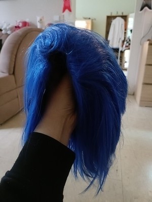 Perücke Blau Levy Von Fairy Tail Ungetragen Neuwertig