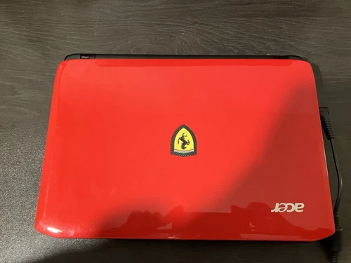 Rare Acer Ferrari One 200 Laptop Computer