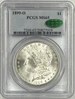 1899 O Morgan Silver Dollar PCGS & CAC MS65 ‼️BLAST WHITE AND FULL OF LUSTER‼️
