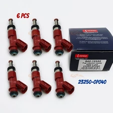 6PCS Denso Fuel Injectors For 2007-2010 Toyota Sienna Camry 3.5L 23250-0P040