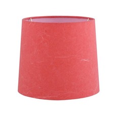 56049 Hardback Empire Transitional Uno Lamp Shade in Pastel Red, 7"Top x 8"Bo...