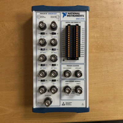 National Instruments BNC-2110 Shielded Connector Block Unit 185124F-01 Module NI