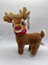 Vintage Rudolph The Red Nosed Reindeer 12" Plush 1994 Play By Play No Sounds