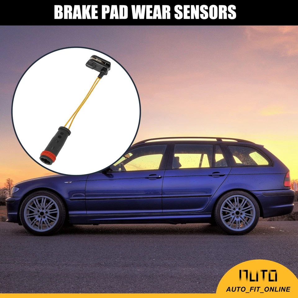 Sensor de desgaste de pastillas de freno delanteras traseras cuatro personalizadas para Mercedes-Benz ML350 2006-2011 Foto 3 de 4