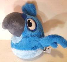 Angry Birds Rio Blu Plush Stuffed Animal Toy No Sound Commonwealth 4"