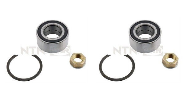 SNR 2X Radnabe Radlagersatz Vorderachse FüR Peugeot 807 CitroëN C8 E EB EA EB EA-image