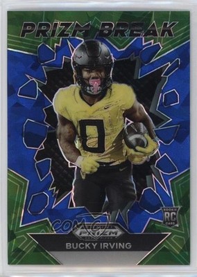 2024 Panini Prizm Draft Picks Break Blue Ice 96/99 Bucky Irving Rookie RC 1k1b