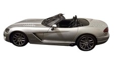 Autoart 2003 Dodge Viper SRT-10 Silver 1/18 Scale Diecast Car