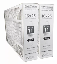 Goodman AMP-11-1625-45 (2-Pack) - 16" x 25" x 4.5" Clean Comfort Air Filter M11