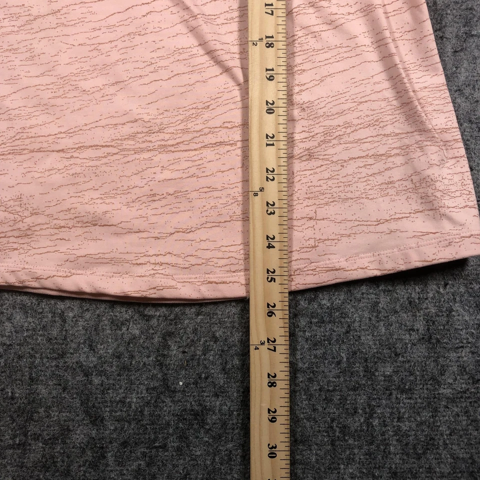 Nike Pro Dri-FIT Pullover Women's Medium Pink 1/4 Zip Long Sleeve Running Top - Image 4 of 4