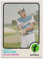 1973 Topps Dusty Baker Atlanta Braves #215