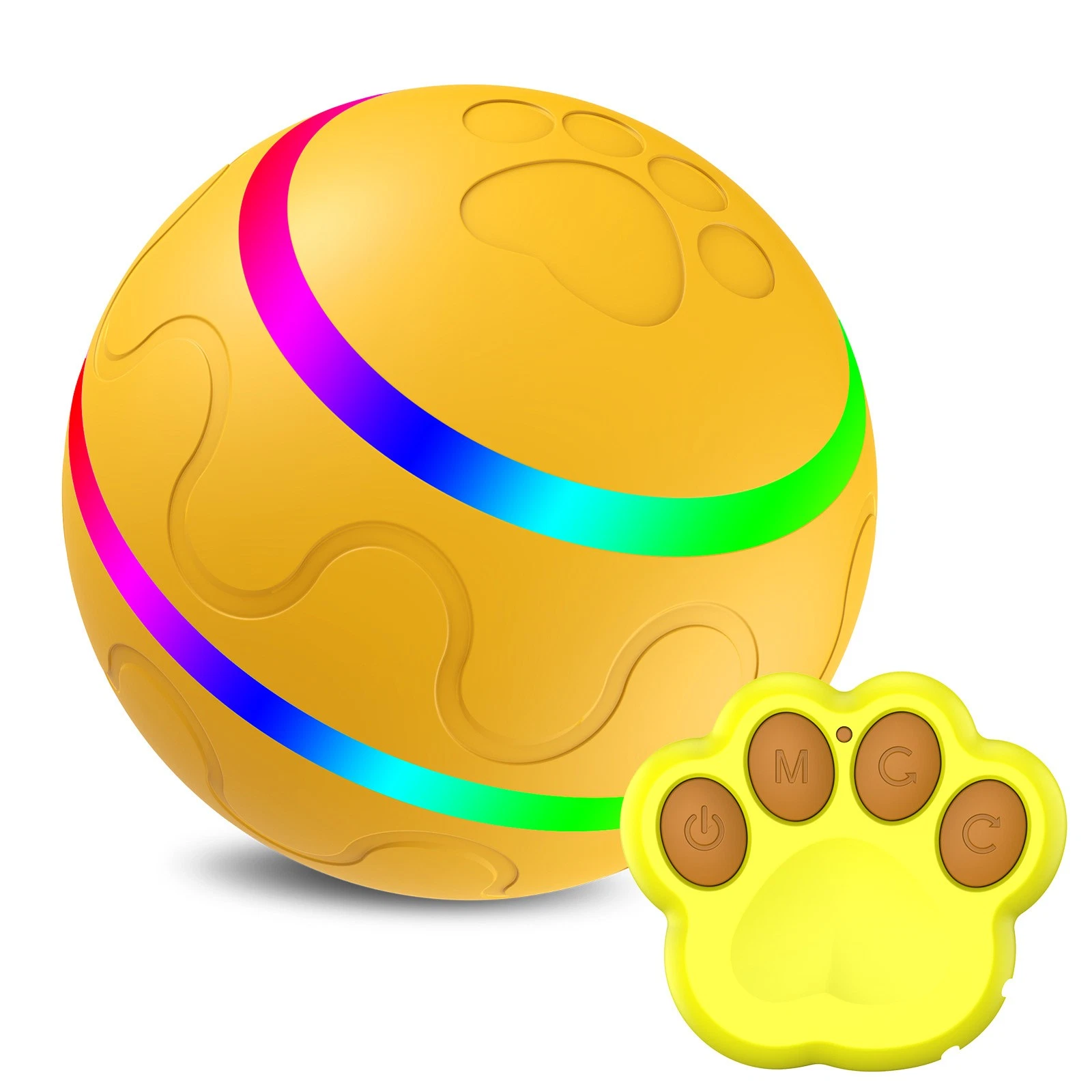 Smart Moving Cat Toy Ball - Dog Cat Training Toys Playing Ball Pet Toy Ball Gift