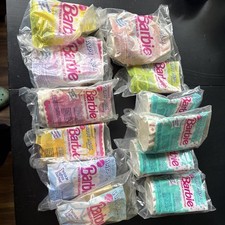 1992 McDonald  s Happy Meal Barbies With Hair You Can Style Complete Set of 8 NIP