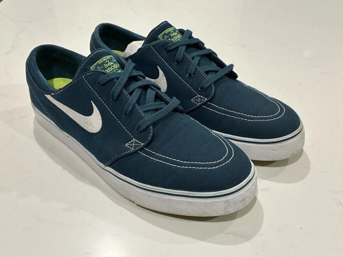 Nike Stefan Janoski Skateboarding Sneakers Shoes Men 8.5 Gray Blue Janoski+ Slip – Premier main image 2