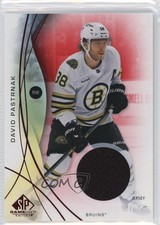 2024-25 Upper Deck SP Game Used Red Jersey David Pastrnak #75 7mu