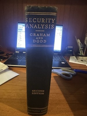 Security Analysis 1940 2nd Edition 5th printing by B Graham and D Dodd HC Stocks