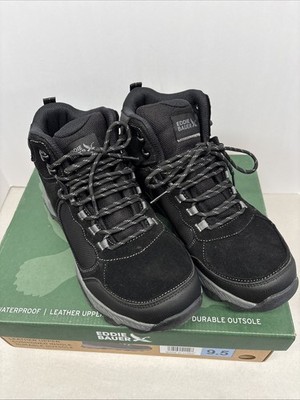 Eddie Bauer Men's Waterproof Outdoor Boot Style Bonham Size 9.5 Med Black