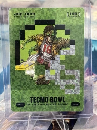 Bo Jackson Battle Arena Joe Cool Glow Icon Battlefoil Joe Montana Tecmo Edition