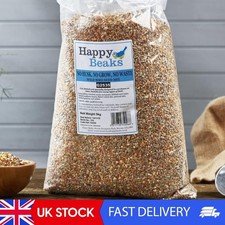 No Mess Wild Bird Seed 14kg - High Energy Sunflower & Grain Mix for Outside Feed 3.14 per kilo