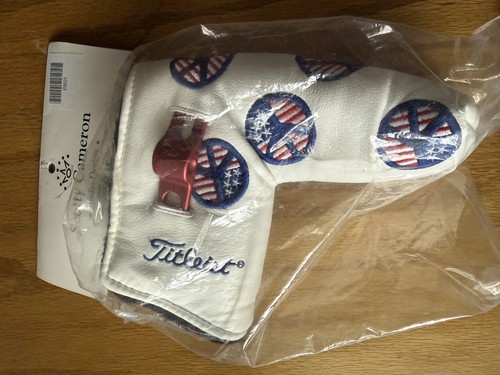Scotty Cameron 2004 USA Peace Sign Putter Studio Headcover with Pivot Tool