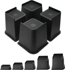 Bed Risers 6 Inch,L Shape Oversized Furniture Risers,Heavy Duty Support to 6000L