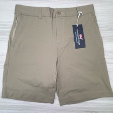 VINEYARD VINES Boys Performance Breaker Shorts Khaki 59 NWT SIZE 12