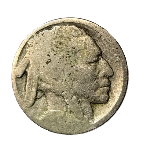 1913P Buffalo Nickel Restored Date
