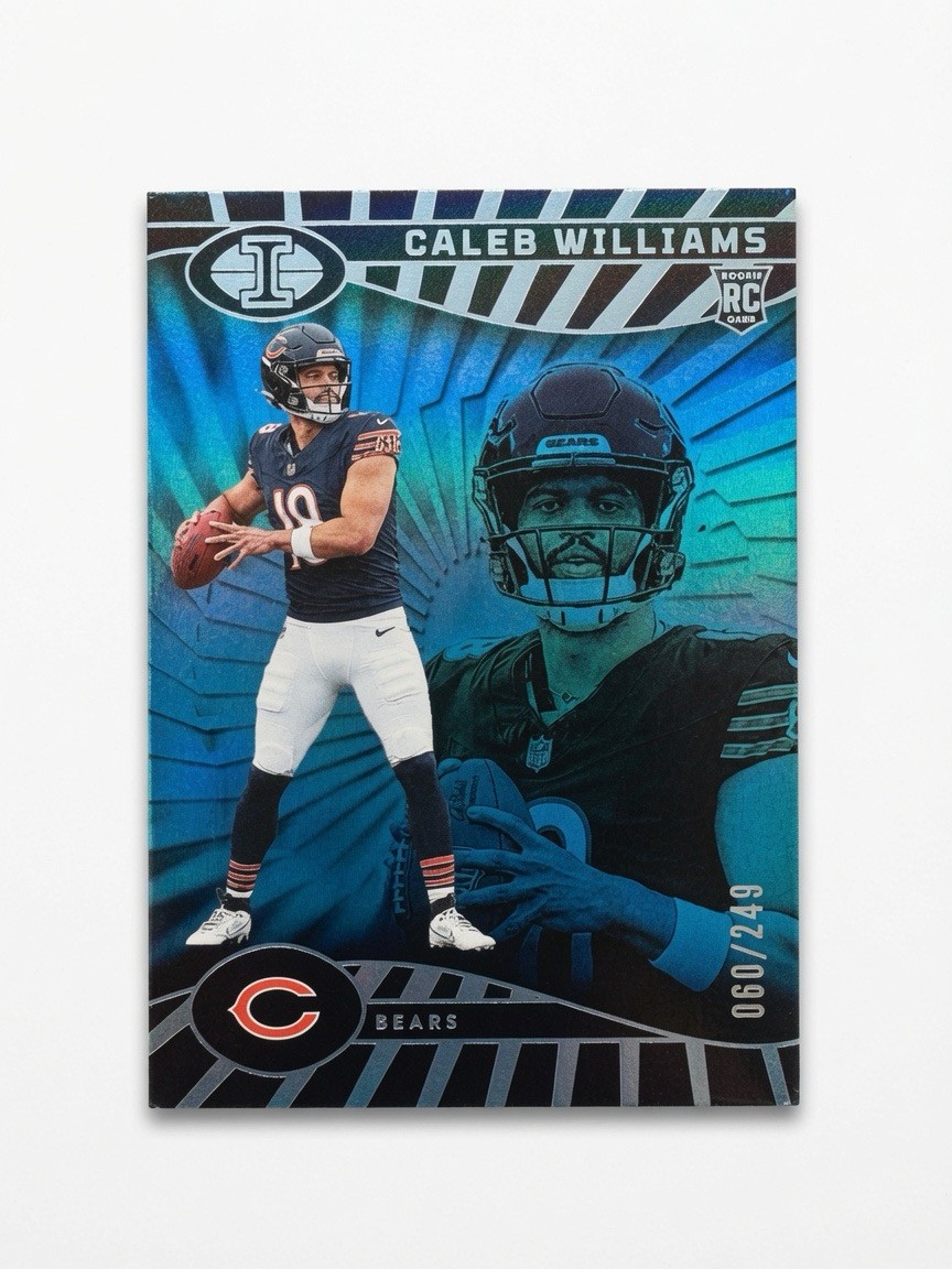2024 Panini Illusions - Caleb Williams #13 Trophy Collection Light Blue /249