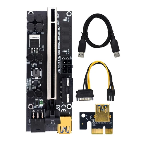 Pcie 1X zu 16X Adapter Karte 009S Plus Grafik Karten Verlängerung Kabel 3 S3910