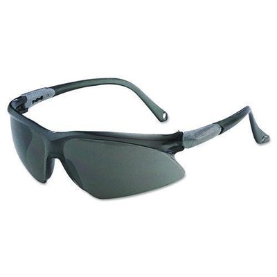 KleenGuard V20 Visio Safety Glasses, Black Half Frame & Dual I/O Lens, 3/Pack