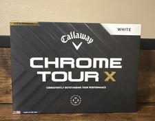 Callaway Chrome Tour X White Golf Balls 12 Pack