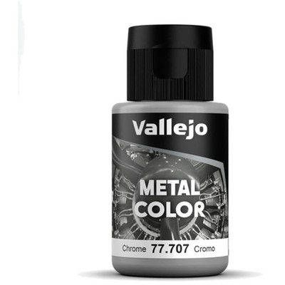 Chrome Metal Color Paint 32ml - Metallic Finish Reproduction