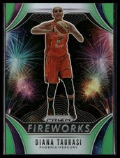 2020 Panini Prizm WNBA #10 Diana Taurasi Fireworks Green Mercury