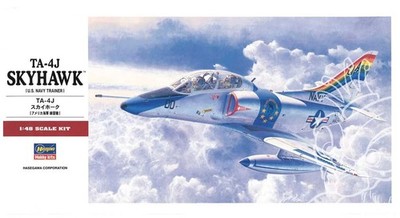 HASEGAWA, Flugzeug TA-4J Skyhawk zum Zusammenbauen und Bemalen, 1/48, HAW07243